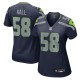 Women's Seattle Seahawks Derick Hall College Navy Team Game Jersey