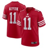 Men's San Francisco 49ers Brandon Aiyuk Scarlet Team Player Game Jersey