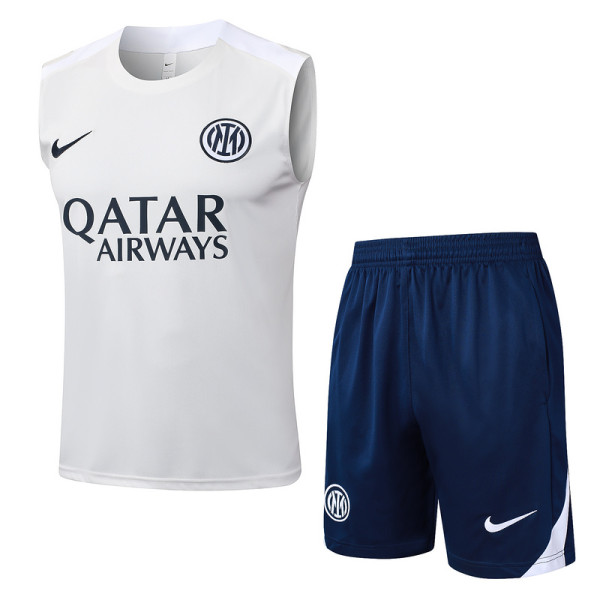 Inter Milan 25/26 Sleeveless Jersey and Shorts Set D2576