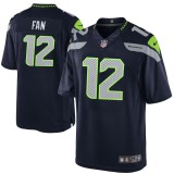 Youth Seattle Seahawks 12s Navy Game Jersey