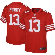 Youth San Francisco 49ers Brock Purdy Scarlet Game Jersey