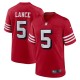 Men's San Francisco 49ers Trey Lance Scarlet Alternate Game Jersey