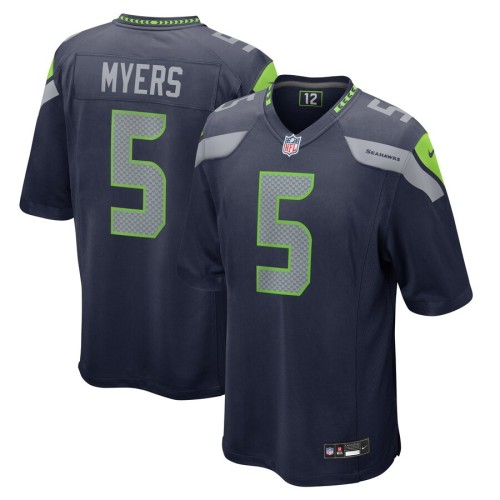 Men's Seattle Seahawks Jason Myers College Navy Game Jersey