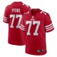 Men's San Francisco 49ers Dominick Puni Scarlet Team Game Jersey