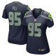 Women's Seattle Seahawks Brandon Pili College Navy Team Game Jersey