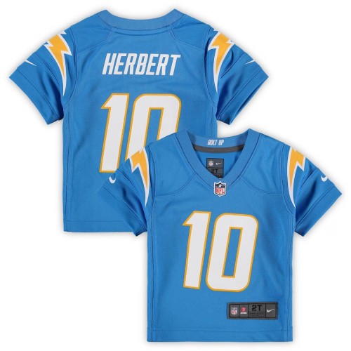 Toddler Los Angeles Chargers Justin Herbert Powder Blue Game Jersey