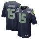 Men's Seattle Seahawks Brett Rypien College Navy Team Game Jersey