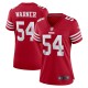 Women's San Francisco 49ers Fred Warner Scarlet Game Player Jersey