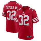Men's San Francisco 49ers Patrick Taylor Jr. Scarlet Team Game Jersey