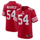 Men's San Francisco 49ers Fred Warner Scarlet Player Game Jersey