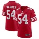Men's San Francisco 49ers Fred Warner Scarlet Player Game Jersey