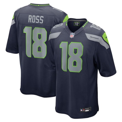 Men's Seattle Seahawks Josh Ross Navy Game Jersey
