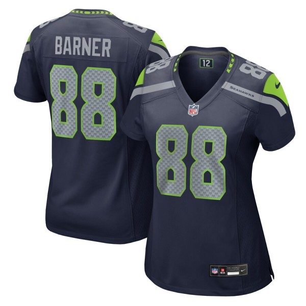 Women's Seattle Seahawks A.J. Barner College Navy Game Jersey