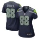 Women's Seattle Seahawks A.J. Barner College Navy Game Jersey