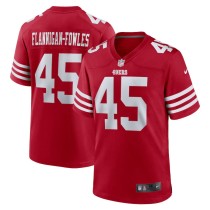 Men's San Francisco 49ers Demetrius Flannigan-Fowles Scarlet Game Jersey