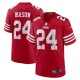 Men's San Francisco 49ers Jordan Mason Scarlet Game Player Jersey