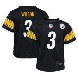 Toddler Pittsburgh Steelers Russell Wilson Black Player Game Jersey