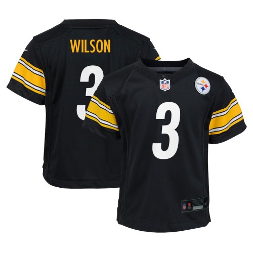 Toddler Pittsburgh Steelers Russell Wilson Black Player Game Jersey