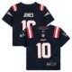 Toddler New England Patriots Mac Jones Navy Game Jersey