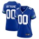 Women's Seattle Seahawks Royal Throwback Custom Jersey