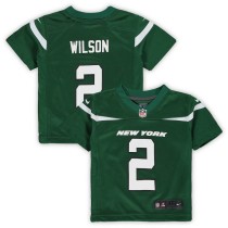 Toddler New York Jets Zach Wilson Green Game Jersey