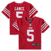 Toddler San Francisco 49ers Trey Lance Scarlet Game Jersey