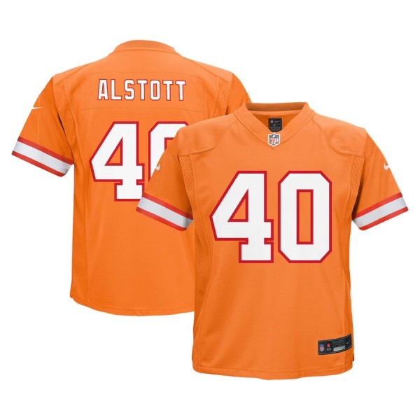 Toddler Tampa Bay Buccaneers Mike Alstott Orange Retired Player Game Jersey