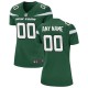 Women's Gotham Green New York Jets Custom Game Jersey