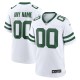Men's New York Jets Legacy White Custom Game Jersey