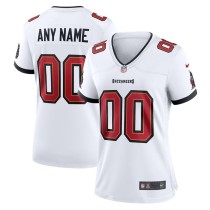 Women's Tampa Bay Buccaneers White Custom Game Jersey