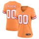 Women's Tampa Bay Buccaneers Orange Custom Throwback Game Jersey