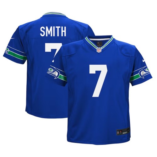Toddler Seattle Seahawks Geno Smith Royal Game Jersey