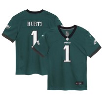 Toddler Philadelphia Eagles Jalen Hurts Midnight Green Game Jersey