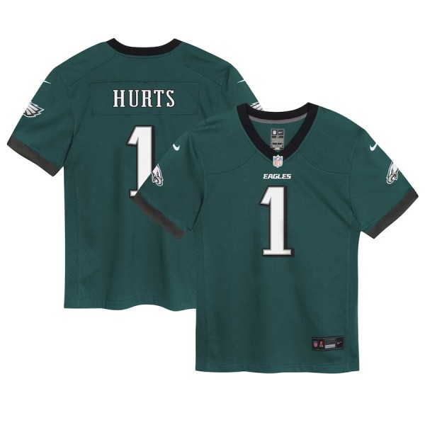 Toddler Philadelphia Eagles Jalen Hurts Midnight Green Game Jersey