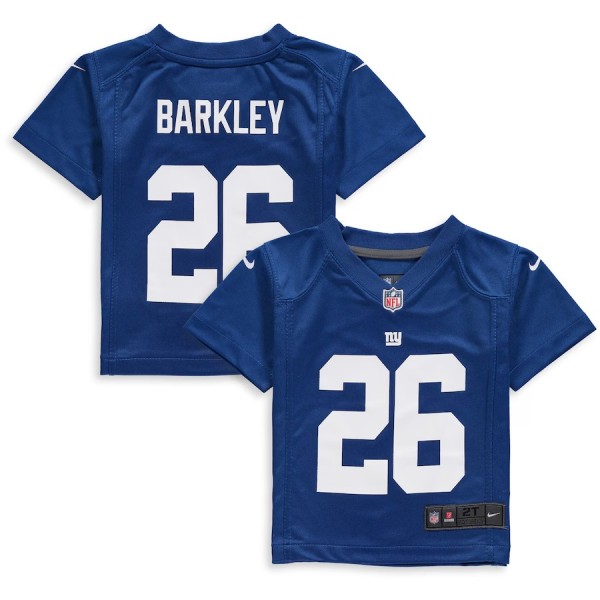 Toddler New York Giants Saquon Barkley Royal Game Jersey