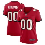 Women's Tampa Bay Buccaneers Red Custom Game Jersey