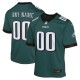Youth Philadelphia Eagles Midnight Green Custom Game Jersey