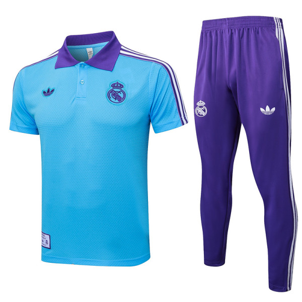 Real Madrid 25/26 Retro Polo and Pants Set C2520