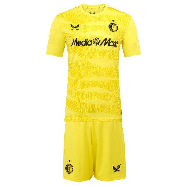 Kids Feyenoord 25/26 Goalkeeper Jersey and Short Kit