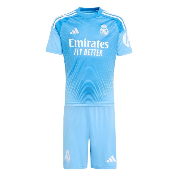 Kids Real Madrid 25/26 Goalkeeper Jersey and Short Kit