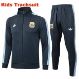Kids Argentina 25/26 Retro Training Jacket and Pants Set E2562