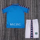 Kids Manchester City 1997/1999 Home Retro Kit