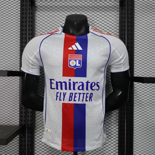 Player Version Olympique Lyon 25/26 Home Authentic Jersey