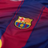Thai Version Barcelona 25/26 Home Long Sleeve Jersey