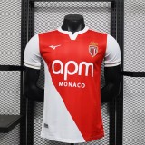 Player Version AS Monaco 25/26 Home Authentic Jersey