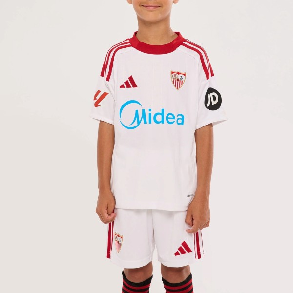 Kids Sevilla FC 25/26 Home Jersey and Short Kit