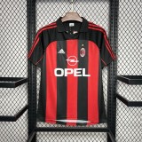 AC Milan 2000/2002 Home Retro Jersey