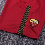 Kids AS Roma 2017/2018 Home Retro Kit