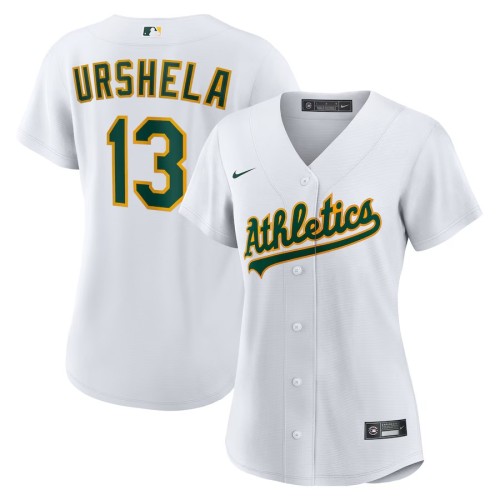 Women's Athletics Gio Urshela White Home Replica Jersey