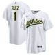 Men's Athletics Esteury Ruiz White Home Replica Jersey